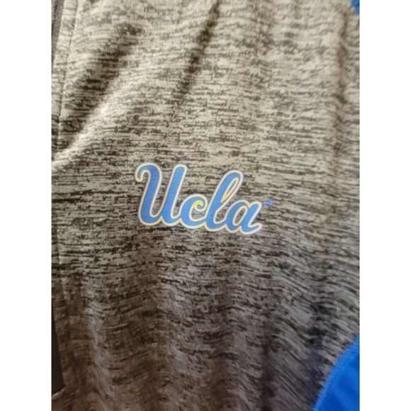 UCLA Colosseum Womens Long Sleeve Quarter Zip, Blue And Gray Size XL - Picture 2 of 6